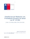 Estadísticas Mediaciones con Prestadores Privados marzo 2005 - junio 2014