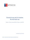Estadísticas Entidades Acreditadoras a junio de 2018