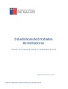 Estadísticas Entidades Acreditadoras a diciembre de 2018