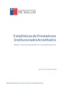 Estadísticas de Prestadores Institucionales Acreditados a diciembre de 2018