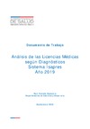 Análisis de Licencias Médicas por Diagnósticos. Sistema Isapre. 2019