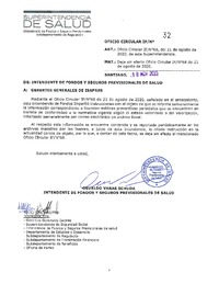 Oficio Circular IF/N° 32
