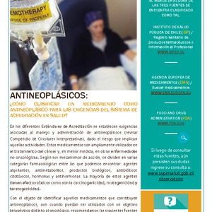 Cápsula informativa: Antineoplásicos