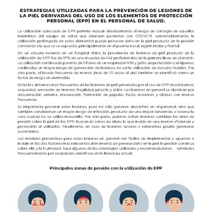 Cápsula Prevención lesiones de piel por uso EPP personal salud