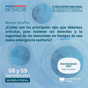 Portada Encuentro Nacional de Calidad en Salud