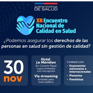 Portada Encuentro Nacional de Calidad en Salud