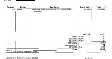 Orden de Compra N° 41