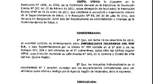 Resolución Exenta Nº2079