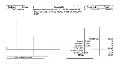 Orden de Compra N°378