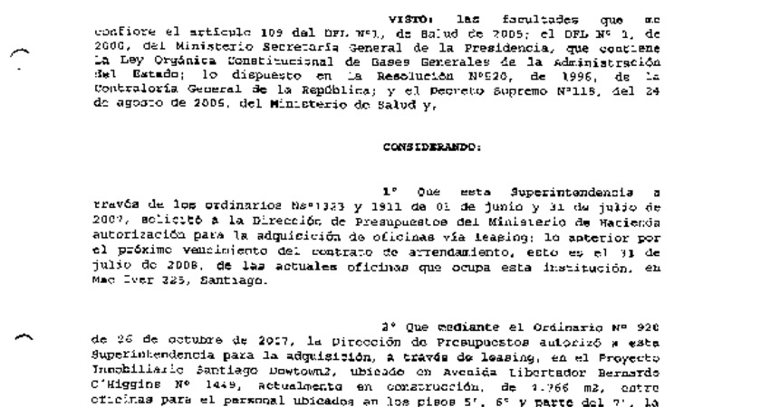 Res Aprueba Contrato Santiago