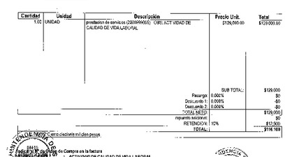 Orden de Compra N° 166