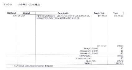 Orden de Compra Nº50