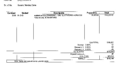 Orden de Compra N°136