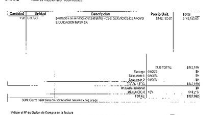 Orden de Compra N° 280