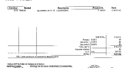 Orden de Compra N°393