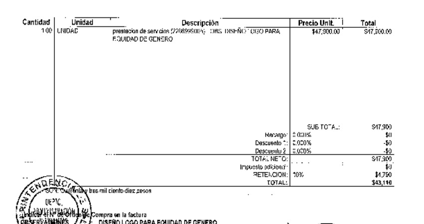 Orden de Compra N° 409