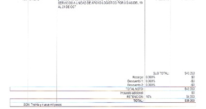 Orden de Compra N° 649