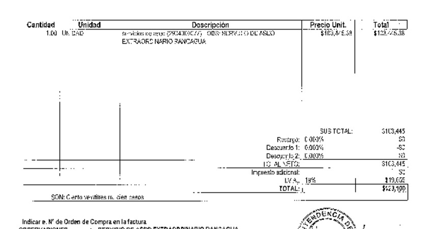 Orden de Compra N°341