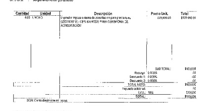 Orden de Compra N°269