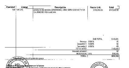 Orden de Compra N° 612