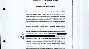 Contrato de arrendamiento inmobiliaria Jacaranda del sur S.A.