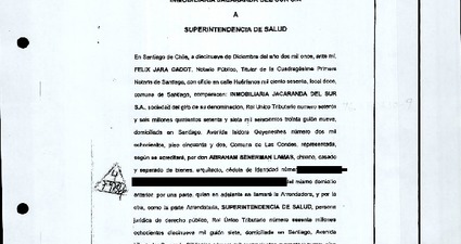 Contrato de arrendamiento inmobiliaria Jacaranda del sur S.A.