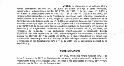 Aprueba modificaciones al contrato agencia Iquique