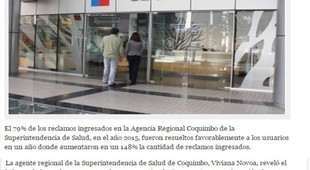 _En un 148% aumentaron los reclamos en contra de las Isapres y Fonasa en la Región de Coquimbo
